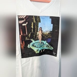 Nwt DC Custom Designs White Graphic Men's Shirt 2XL